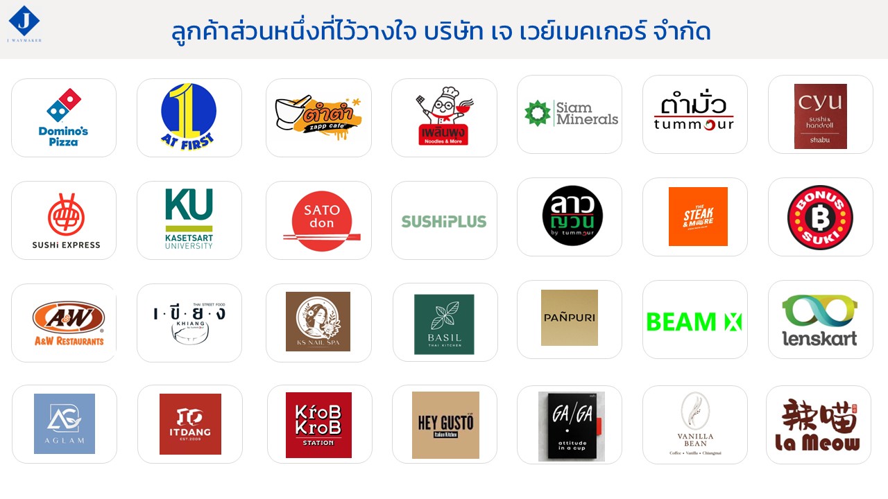 ลูกค้าของเจ เวย์เมคเกอร์